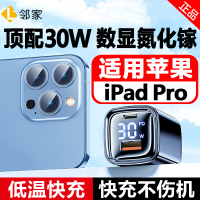 适用苹果ipadpro充电器头30w双口快充air6/5/4双typec数据线mini6