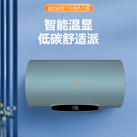 富的 家用电热水器DSZF-80FY2 80升储水式电热水器智能温显2100W大功率 安全节能速热 双重防护二级能效