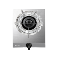 富的 家用燃气灶台式单灶JZY-FTS390 液化气 4.5KW大火力拉丝不锈钢面板 [液化气]