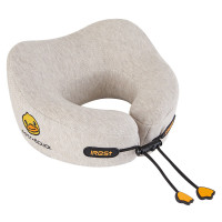 艾力斯特(iRest)U型枕记忆护颈枕成人办公午睡坐车颈椎脖子靠枕i71 暖灰色
