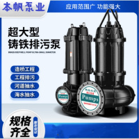 大型工程污水泵 工程建筑工地市政工程15kw 排污处理潜水设备
