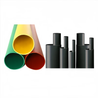 沃尔 woer 热缩管10KV高压绝缘阻燃铜排母线连续套管 Φ120mm 红 黄 绿 黑(25米/卷)