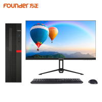 方正(Founder)国产台式机电脑10升(PHZ0061A)兆芯KX-U6780A八核/8G/512G固态/27英寸显示器