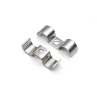 众慧创安 不锈钢双边骑马卡 M型管卡 直径28mm 个