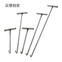 众慧创安 井盖钩子 下水道钩 卷闸门拉钩 (备注平头或尖头) 88cm 个