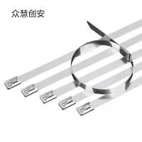 众慧创安 不锈钢扎带 4.6*600mm 个