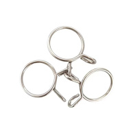 众慧创安 不锈钢单钢箍 螺丝防松卡 软管夹手捏卡箍 弹簧管夹M10 个