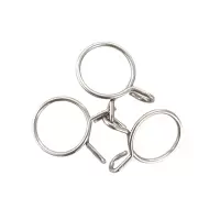 众慧创安 不锈钢单钢箍 螺丝防松卡 软管夹手捏卡箍 弹簧管夹M20 个