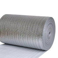 众慧创安 铝膜泡沫棉 自粘珍珠棉 铝膜隔热材料泡沫防冻棉 50cm×10m 卷