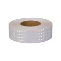 好企来 反光标识 AQ-0098 PP 纯色条纹 白 5cm*40m (40米/卷)