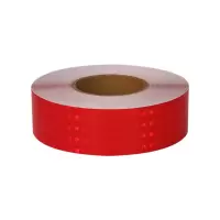 好企来 反光标识 AQ-0101 PVC 纯色 红 5cm*40m (40米/卷)