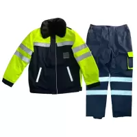 钿满堂高可视性警示棉服S-4XL/套