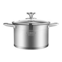 康巴赫汤锅304不锈钢锅复底22cm TOUC22A1