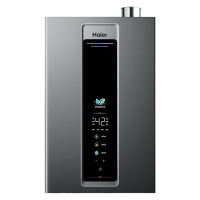 海尔(Haier) 燃气热水器增压零冷水16升天然气冷凝式一级能效5D零感温e感温智慧厨宝洗手机智控 RL3