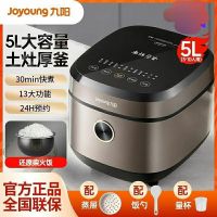九阳(Joyoung) 电饭煲5L大容量家用电饭锅加厚土灶原釜预约多功能煮饭锅推荐4-8人 全息触控 F-50FY808