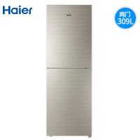 海尔(Haier)双门两门冰箱309升家电超薄风冷无霜直冷大冷冻室电冰箱节能家用一级能效三档变温BCD-309WMCO