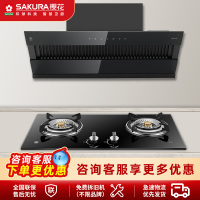 樱花(SAKURA)烟灶套餐JA06+B8204 大吸力免拆洗抽油烟机 节能燃气灶具 天然气/液化气家用厨房烟灶两件套装