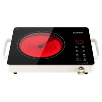 苏泊尔电陶炉炒菜电磁炉家用 围炉煮茶火锅不挑锅具2200W大功率电磁灶双环控火智能定时C22-CS08