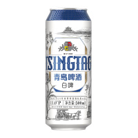 青岛啤酒TSINGTAO白啤11度500ml*12听(2020版) 国产官方自营