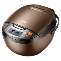 苏泊尔(SUPOR)电饭煲电饭锅4L陶晶不粘内胆1-8人微压焖香蛋糕功能智能微压电饭煲巧克力色CFXB40FC829D