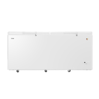 Haier海尔冷柜超市商用冰柜企业价大容量719升卧式冷柜冷藏冷冻转换冰柜带锁带脚轮顶开BC/BD-719GHEP