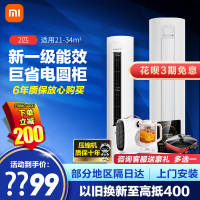 小米(MI) 米家 2匹 变频立式空调 新一级能效 节能自清洁家用智能圆柱柜机空调 KFR-51LW/N1A1