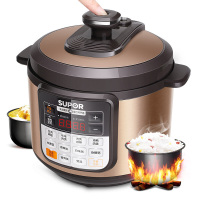 苏泊尔(SUPOR)电压力锅5升高压电饭锅多功能锅智能预约定时双内胆一键排气多用途电高压电饭煲 CYSB50YCW10D