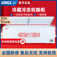 星星(Xingx)975升冷 冰柜 冷柜 保鲜柜商用卧式大容量冷藏冷冻转换单温柜 (白色)BD/BC-1098GE