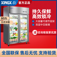 星星(XINGX)802升 商用立式冷藏柜 厨房保鲜柜 大容量饮料柜 超市餐饮店 厨房冰箱 保鲜柜商用 BC-980Y
