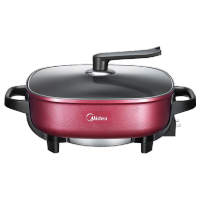 美的(Midea)电火锅多用途锅 6升电炒锅 电煮锅家用多功能蒸煮一体锅 MC-LHN30D[ZMD安心系列]