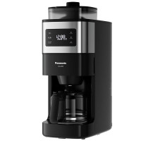 松下(Panasonic)家用美式全自动咖啡机磨粉机磨豆机咖啡机 智能保温豆粉两用自动清洁 NC-A701