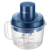 苏泊尔(SUPOR)绞肉机2.2L家用玻璃碗料理机宝宝婴儿辅食机多功能电动搅拌机大容量碎肉机绞馅机肉馅机JR55-U单刀