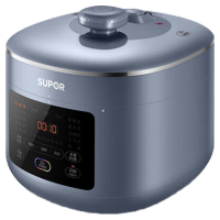 苏泊尔(SUPOR)电压力锅SY-50FC8902Q家用智能高压锅5L大容量球釜双胆上蒸下煮一键排气开盖收汁孔雀蓝