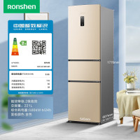 联系客服查库存容声BCD-221WD16NY冰箱无霜三门冰箱,电脑控温,中门冷鲜抗菌,星砂金221升