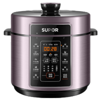苏泊尔(SUPOR)电压力锅SY-60FC07Q全自动智能预约6L家用煲汤易清洁双球釜内胆压力锅电饭煲高压锅4-8人