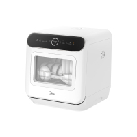 美的(Midea)洗碗机台式M10 Pro 新升级热风烘干高温除菌双层碗篮水果洗家用易安装