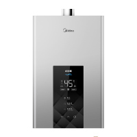 美的(Midea)13升燃气热水器 天然气 水伺服智控增压恒温ECO节能磁净化健康洗JSQ25-MK6