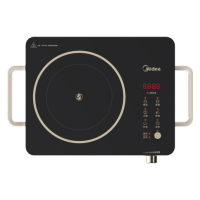美的(Midea)电磁炉电陶炉电池炉2200W大功率猛火围炉煮茶烧水炒菜 电磁灶煮茶器双环控火不挑锅MC-HW2210