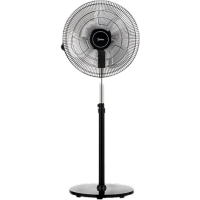 美的(Midea)工业电风扇 家用落地扇强力大风大功率金属风扇 铜芯电机 强劲大风 四挡风速 升降调节FES45-20A