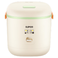 苏泊尔(SUPOR)电饭煲电饭锅1.2L迷你1-2人麦饭石色内胆多功能小电饭煲SF12FB627B 牛油果绿 1.2L