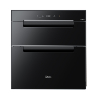 美的(Midea)消毒柜嵌入式家用 厨房餐具碗柜碗筷 一体机 紫外线 婴儿奶瓶 110L三层大容量110HQ2pro