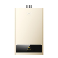 美的(Midea)12升燃气热水器 天然气 智能恒温 水气双调 低水压启动 多重安防 大屏显示 JSQ22-HWA
