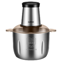 苏泊尔(SUPOR)ZMD安心系列绞肉机JRD06近3升大容量家用不锈钢机身多功能料理机