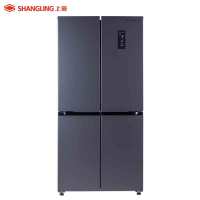 上菱 417升十字对开门冰箱 风冷无霜 一级能效 双变频节能净味抗菌大容量四开门家用电冰箱 BQE417PWL星墨青