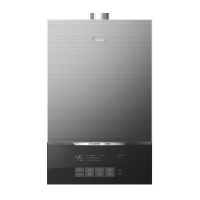 美的(Midea)16升燃气热水器JSQ30-MATE致薄 天然气 智控恒温水伺服 密闭稳燃舱 抗风小魔方 下置风机