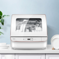 海尔(Haier)洗碗机台式家用2-4口之家高温除菌双效烘干变频直驱电机离子软水夜静洗刷碗机小海贝