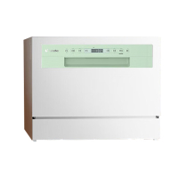 Leader海尔智家出品小方糖洗碗机6套台式嵌入式UV消毒除菌小型智能WIFI家用云智洗母婴洗自动开门烘干