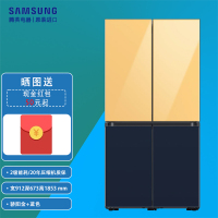 三星RF60A91C38H/SC 620L BESPOKE 彩色十字对开门 风冷无霜 无霜保湿三循环 20年保修进口冰箱