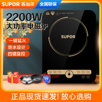 苏泊尔(SUPOR)电磁炉家用触屏多用途锅炒锅套装大火力电磁灶配双锅C22-IH91