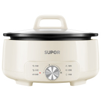 苏泊尔(SUPOR)电火锅分体式可拆洗家用4L大容量1500W多功能 2-6人多用途火锅不沾宿舍电煮锅 H28YK857